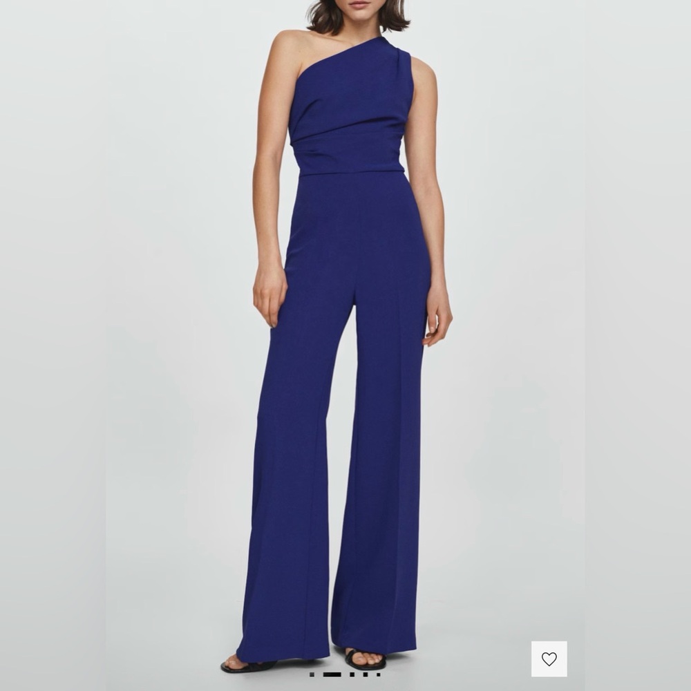 Mango Asymmetric Long Jumpsuit